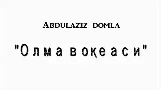 Абдулазиз Домла (Олма вокеаси)
