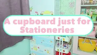 A Dedicated cupboard just for my Stationeries 😃
