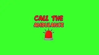 Ambulance services Free green screen video 