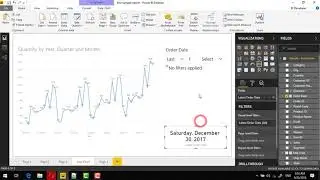 Power BI Desktop Slicer Visual on Date, Categorical and Numeric Data [Urdu / Hindi]