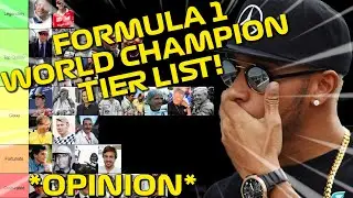 TIER LIST: F1 World Drivers Champions