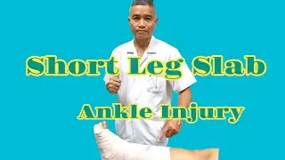 Short Leg Slab+Padding webrill Case Ankle Injury