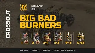 [Crossout] [PC] Турнир «Большие злые огнемёты 6»: получи НК «Сколопендра»