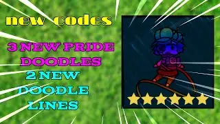 Two New Codes! Three New Pride Doodles & 2 New Doodle Lines all in the NEW UPDATE!! (Doodle World)