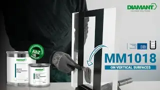 MM1018 P - The Liquid Shim® | Application on vertical surfaces | DIAMANT Polymer GmbH
