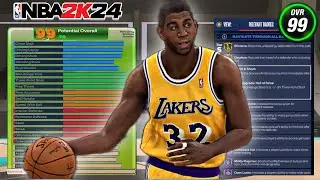 BEST MAGIC JOHNSON BUILD 2K24 NEXT GEN 🔥