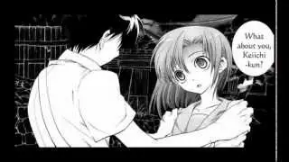 Higurashi (Manga): First "USODA!" Scene
