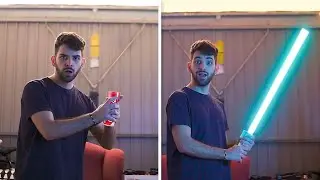 🔥LIGHTSABER effect in 1 MINUTE (No plugins)