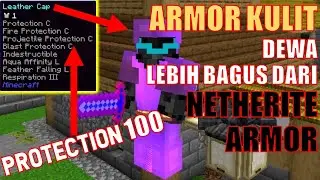 NETHERITE ARMOR KALAH SAMA ARMOR KULIT!!! - Semua Mod