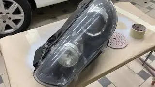 Восстановление прозрачности стекол фар
