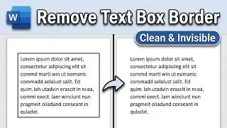 How to Remove the Border of a Text Box in Microsoft Word (2026) — Quick & Easy