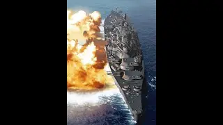 Musashi and Takao vs USS Wisconsin USS Alabama and BB-61 USS LOWA