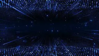 Azure Rhythms: Dancing Blue Particles Background - Elevate Your Event with Motion Graphics! 💙✨