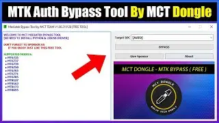 MediaTek MTK Auth Bypass Tool for OPPO, VIVO, INFINIX Remove, FRP, Screen Lock, Flashing All MTK