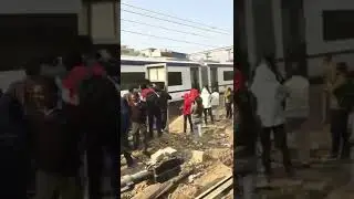 Delhi to Agra, trial of bullet train, 130/kmph. 