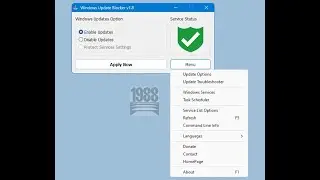Tắt update win 10 vĩnh viễn bằng phần mềm Windows Update Blocker