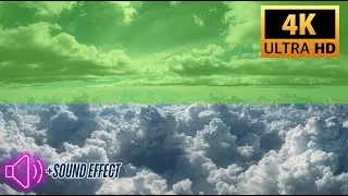 Free 4K Moving Cloud Green Screen Pack for Video Editing