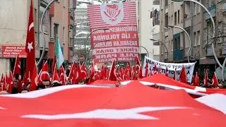 Gümüşhane'de 10 bin kişi terörü lanetledi