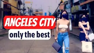 When will you come to Angeles City?Street Walking ASMR tour[4K] 🇵🇭 Real Life Philippines