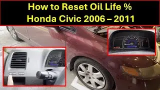 How to Reset Oil Light Honda Civic 2006 - 2011. 8th Gen Civic.