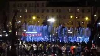 Открытие светомузыкального фонтана в Перми