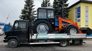 Отгрузка машины для выемки грунта на базе МТЗ-1221.2