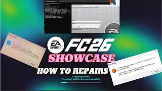 HOW TO FIX OR REPAIR FC26 SHOWCASE (TAKET SAVED OR BAD DLL HASH)