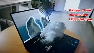 Kỹ xảo vật thể trồi ra màn hình laptop - Extrusion 3D augmented effect tutorial After Effects