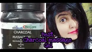 Biocare charcoal massage gel /perfect for  all skin /skin purifying