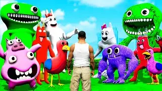 GTA 5 - GARTEN of BANBAN vs FAKE GARTEN of BANBAN MONSTER!!