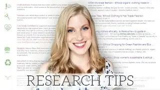 How to Find and Research Ethical Fashion Brands
