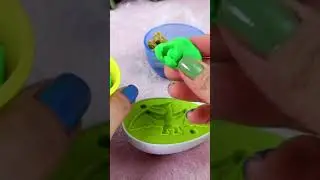 🦖 DINOSAURIO ABRE un HUEVO de PLAY DOH 🌈 #shorts #playdoh