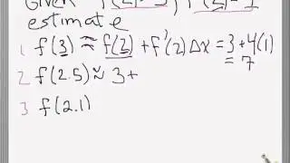 tangent line approximation