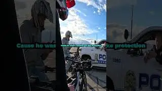 Cop tells a story of his friend crashing 😳 @MrGioFr