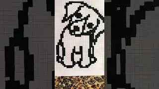 Boredom Cure_PixelArt🐶🐾 #pixelart #satisfying #shorts #trending