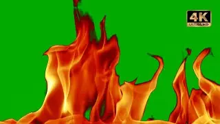 4k fire green screen