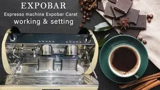 #Expobar carat coffee machine double group.