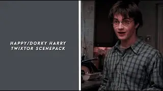 Happy/dorky Harry Potter twixtor scenepack