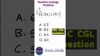 math reasoning trick ssc cgl #maths #mathtricks #shorts #reasoning #analogy