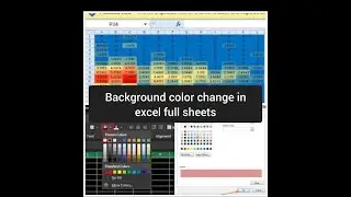 How to change background color in Microsoft Excel online and offline