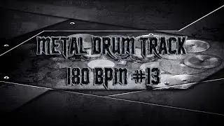 Simple Straight Metal Drum Track 180 BPM | Preset 2.0 (HQ,HD)