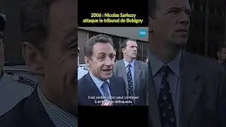Nicolas Sarkozy s'en prend aux magistrats #INA #shorts