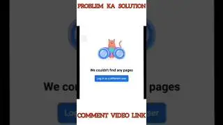 we couldn't find any pages creator studio // creator studio problem 