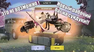 Pubg mobile - Новый рабочий баг, на открытия топовых шмоток в сундуках!