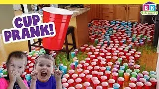 Best Cup Prank Ever! Kids Prank Grandma