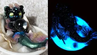 DIY Purrmaid or "Cat Fish" Polymer Clay and Resin Tutorial