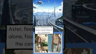 ChatGPT + Midjourney = cool comic with AI. Aster: A New Beginning - 01 Takes Her First Steps