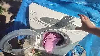 Samsung washing machine destruction