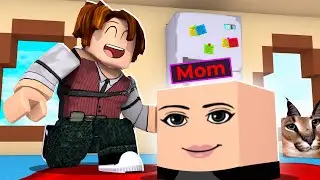 SOU BABÁ DA MINHA MÃE no ROBLOX (Roblox Raise a Mom)