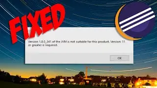 Eclipse | How to fix Version of the JVM is not suitable for this product. 2021